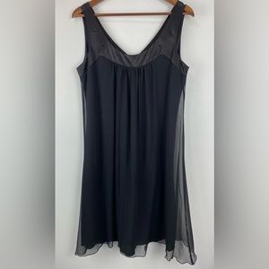 Jonathan Martin size 12 Women’s Black Silk Sleeveless Dress